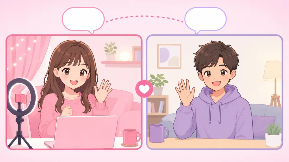 2ショットチャットのイメージ