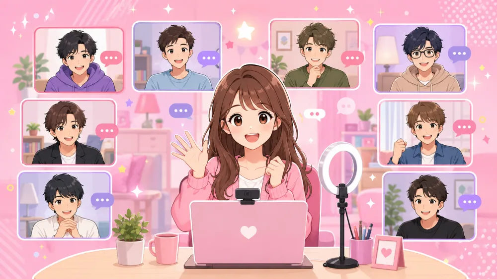 パーティチャットのイメージ
